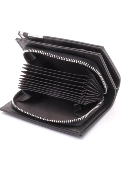 Cüzdan Maxi Kart Bifold - Siyah Siyah (Yurt Dışından)