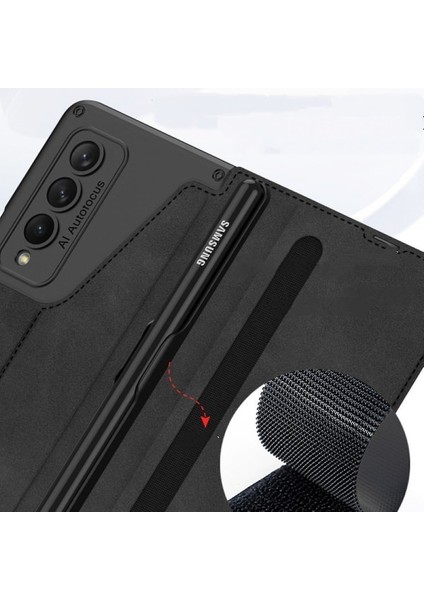 Samsung Galaxy Z Fold 4 Kılıfı Için S Kalem Tutuculu (Yurt Dışından)