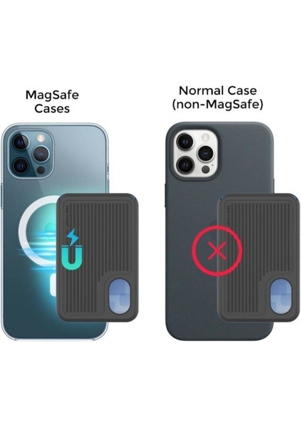 Magsafe Silikon Kart Tutucu Siyah Tek Beden (Yurt Dışından) fiyatları