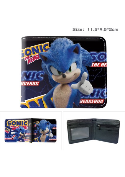 Sonic The Hedgehog Katlanır Kredi Kartı Tutucu Kılıf Para Cüzdanı A (Yurt Dışından) modelleri