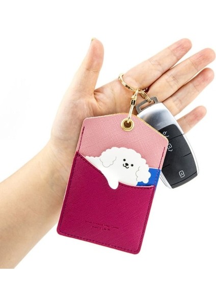 Hayvan Kartı Tutucusu Anahtarlık Çalışma Kartı Beyaz Kedi Beyaz Kedi Beyaz Kedi (Yurt Dışından) fırsatları