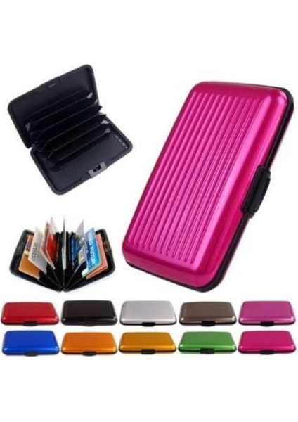 Güvenli Kart Tutucu - Pembe Pembe (Yurt Dışından)