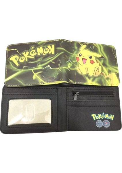 Pikachu Para Çantası Çanta Öğrenci Kart Çantası Cüzdan Doğum Günü Hediyesi B (Yurt Dışından)