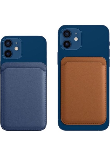 Iphone/android Için Usync Akıllı Cüzdan Kartı Tutucusu Deri Kahverengi (Yurt Dışından)