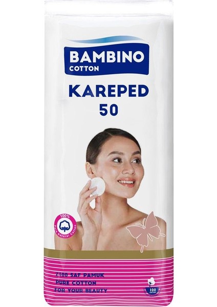 Cotton Kare Makyaj Temizleme Pamuğu 1200 Adet (24pk*50)