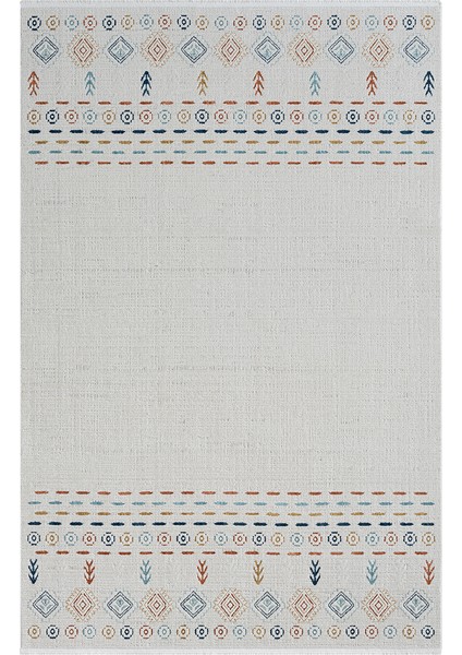 Konfor Cashmere 8601 El Dokuma Örgüsü Renkli Halı95x200