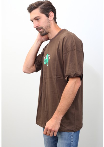 Celtics Baskılı Oversize T-Shirt