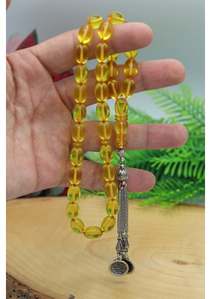 Sarı Arpa Kesim Orijinal Ateş Kehribar Tesbih 201022608 fiyatları