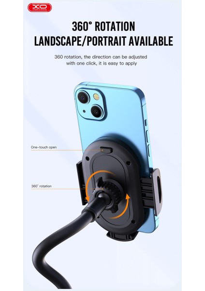 XO-C105 Akrobat Araç Içi Telefon Tutucu Çok Fonksiyonlu Bardaklık Sabitleyici Ayarlanabilir Tasarım modelleri