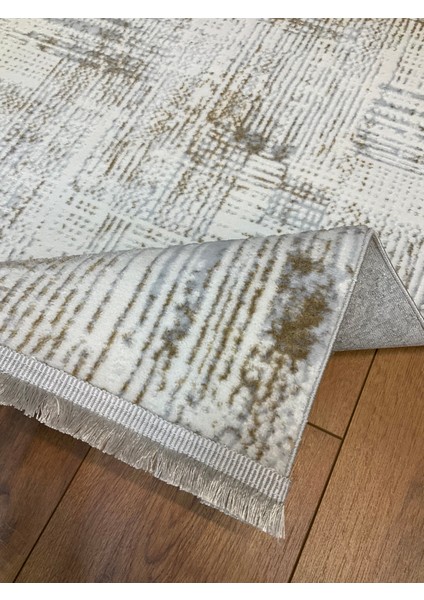 Bambu Saten Parlak Tüylü Yumuşak Kadife Halı Hav Tüy Vermez Serpme Bej fiyatları