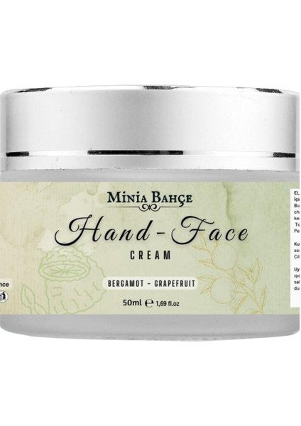 Koruyucu & Besleyici El ve Yüz Kremi, %100 Saf ve Katkısız, Greyfurt - Bergamot Yağı, 50 ml fiyatları