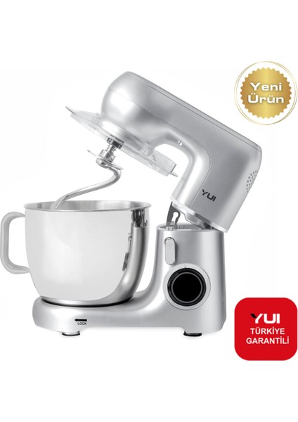 M110 1500 W Stand Mikser – 6 L Paslanmaz Çelik Kase, Ayarlanabilir Hız ve Güçlü Karıştırma Performansı fırsatları