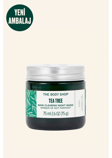 The Body Shop Çay Ağacı Tea Tree Gece Maskesi 75 ML