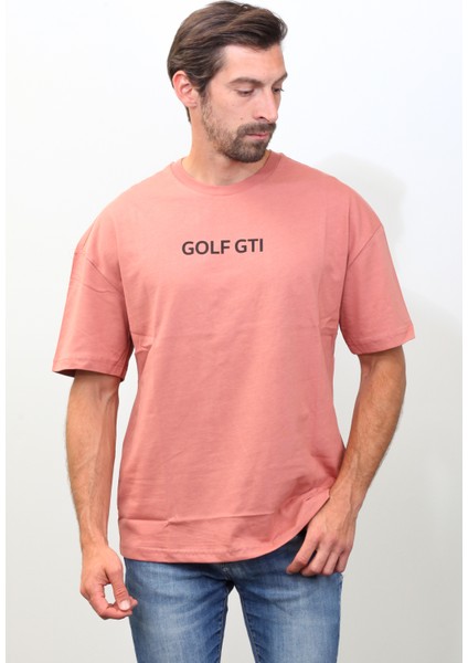 Golf Gtı Baskılı Oversize T-Shirt