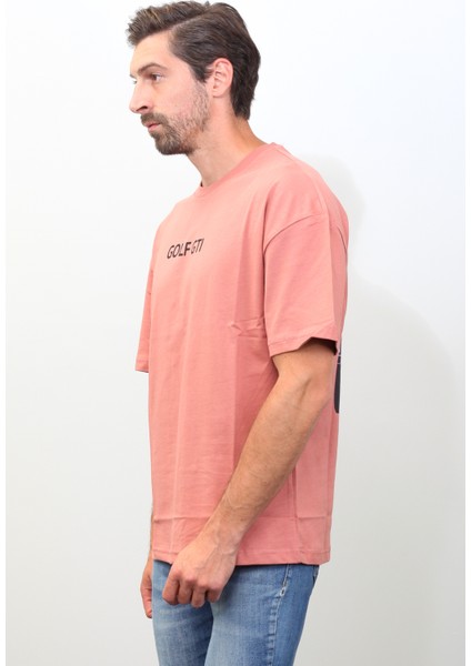 Golf Gtı Baskılı Oversize T-Shirt