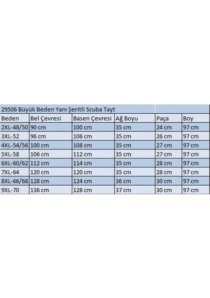 29506 Büyük Beden Yanı Şeritli Scuba Tayt - Vizon