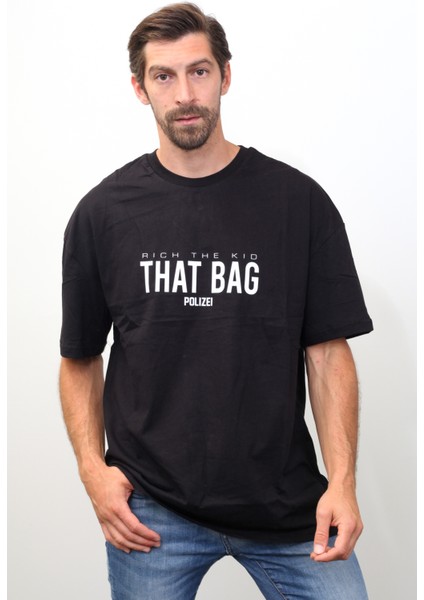 That Bag Money Baskılı Oversize T-Shirt