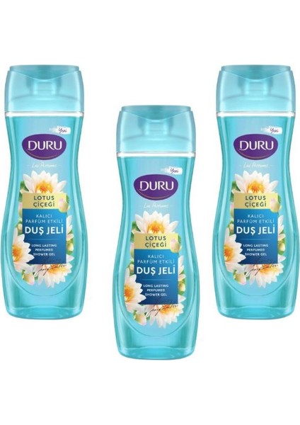 Duş Jeli Lux Perfumes Lotus Çiçeği 3x450ml