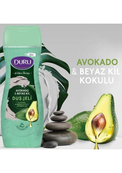 Duş Jeli Avokado Beyaz Kil 3x450ml fiyatları