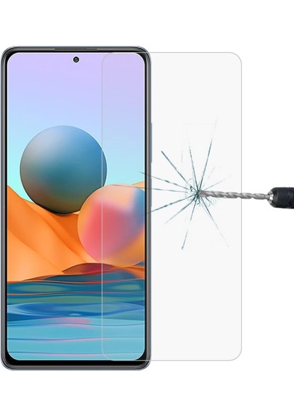 Xiaomi Redmi Note 10 Pro ile Uyumlu Ekran Koruyucu Şeffaf Temperli Kırılmaz Cam Ekran Koruyucu