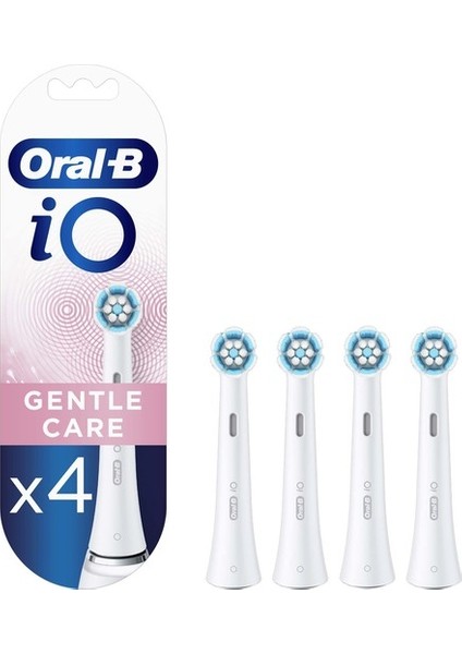 Io Gentle Care White 4lü Elektrikli Diş Fırçası Yedeği
