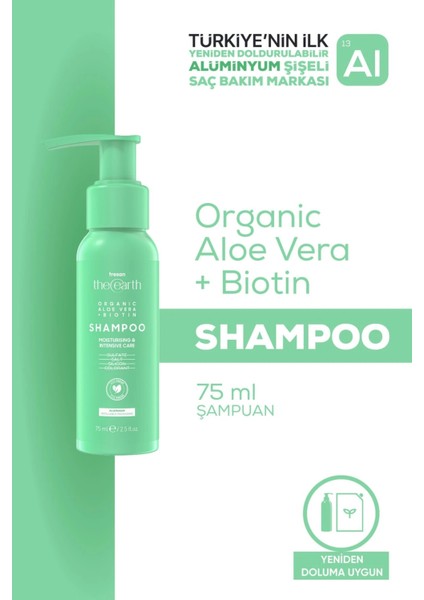 Travel Size Set Aloe Vera 75 ml Şampuan-Saç Kremi&Collagen 75 ml Şampuan-Saç Kremi
