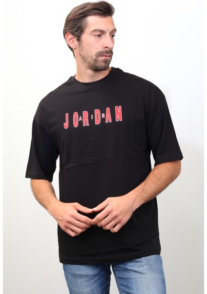 Jordan Baskılı Oversize T-Shirt