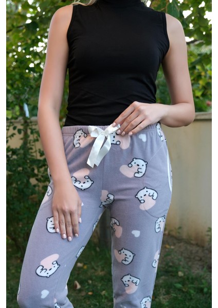 Kadın Welsoft Polar Tek Alt Pijama 210053