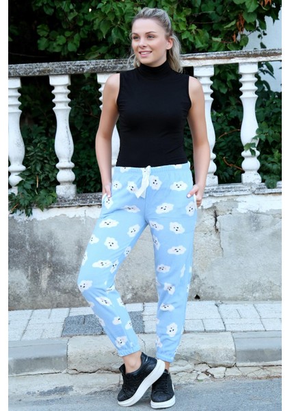 Kadın Welsoft Polar Tek Alt Pijama 210059