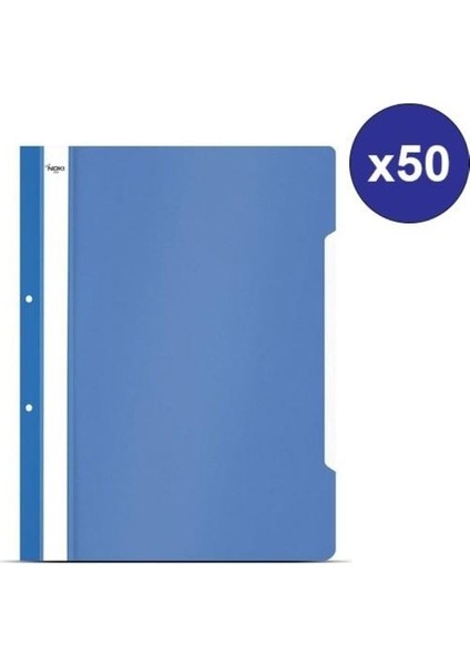 Eco Telli Dosya Mavi 50'li