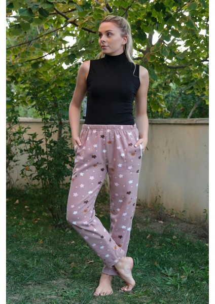 Kadın Welsoft Polar Tek Alt Pijama 210056