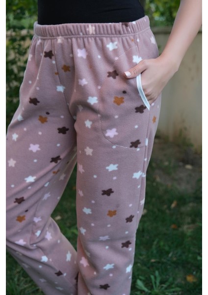 Kadın Welsoft Polar Tek Alt Pijama 210056