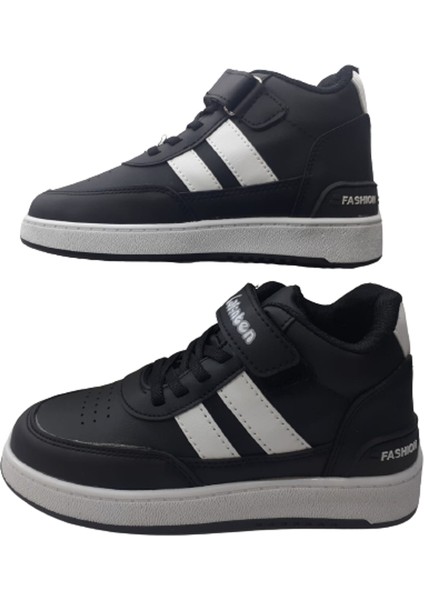 Unısex Siyah-Beyaz Ortopedik Taban Günlük Bot Ayakkabı LAFNTEN265-1 fırsatları