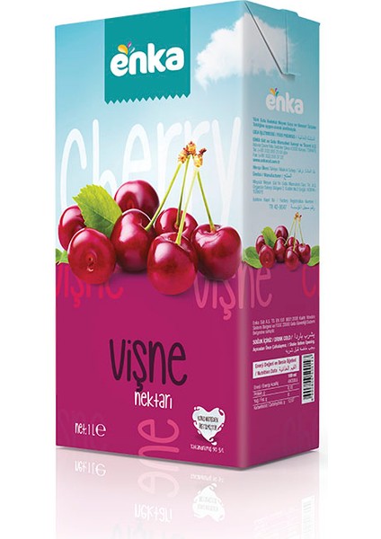Gurme Vişne Nektarı 1 Lt x 4'lü Paket