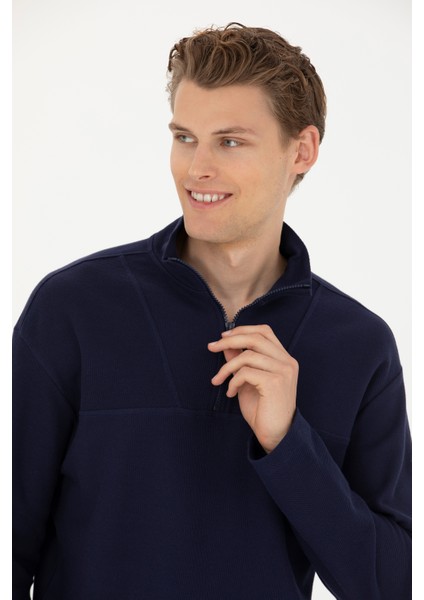 Erkek Lacivert Sweatshirt 50276580-VR033