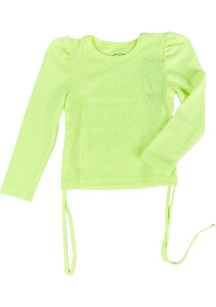 Kız Çocuk Sweatshirt Kaşkorse Neon Sarı 5 Yaş Neon Sarı