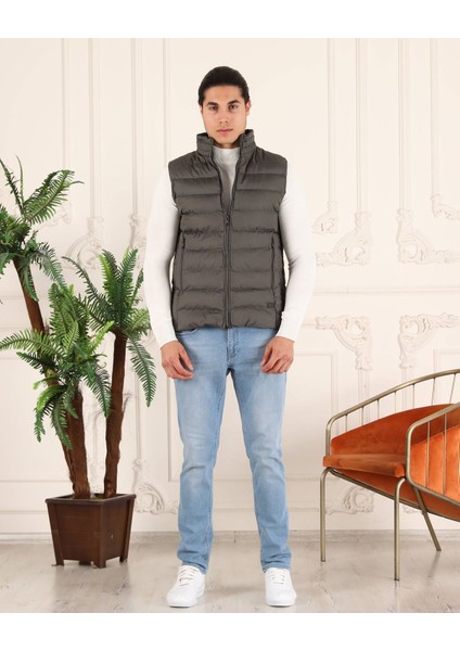 Fermuarlı Erkek Şişme Yelek