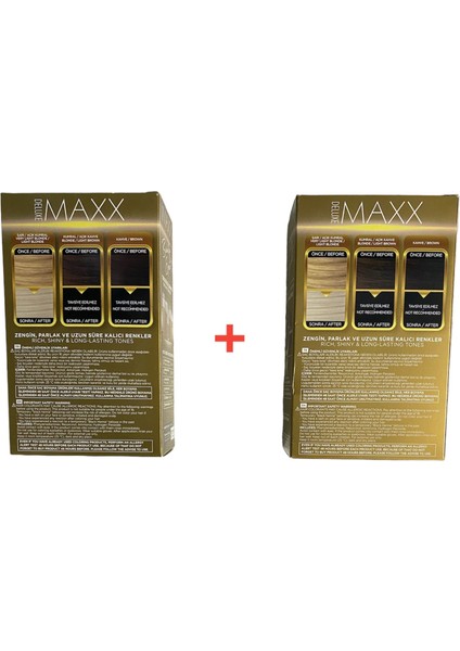 Maxx Deluxesaç Boyası Setino:0,2 Renk:Buzul Sarısı Sette4adet Saç Boyası+4 Adetoksidan+2çift Eldivenmevcuttur