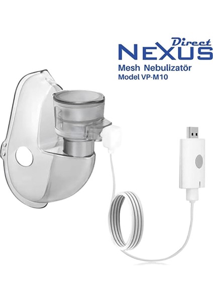 Direct Nexus Usb Portatif Mesh Nebülizatör Vp-M10 Şeffaf