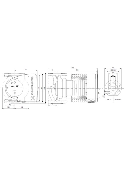 Magna1 40-100 F 220 Frekans Konvertörlü Sirkülasyon Pompası modelleri