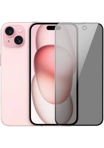 iPhone 15 Plus Uyumlu Anti Peep Ahize Korumalı Gizleyen Privacy Hd Hayalet Ekran Koruyucu