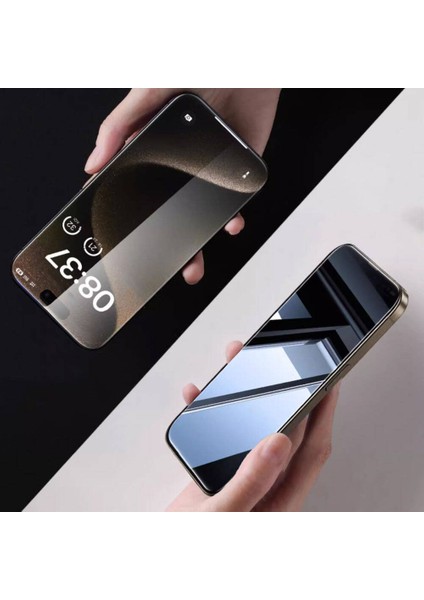 iPhone 15 Pro Max Uyumlu Anti Peep Ahize Korumalı Gizleyen Privacy Hd Hayalet Ekran Koruyucu