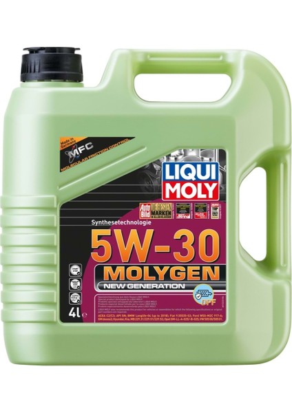 Molygen New Generation Dpf 5W-30 4 Litre Motor Yağı ( Üretim Yılı: 2024 )