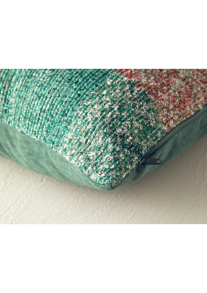 Yılbaşı Nina Kırlent Kılıfı 43X43 cm Kırmızı - Yeşil fiyatları