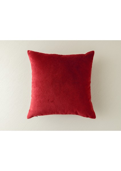 Yılbaşı Gloria Kırlent Kılıfı 43X43 cm Kırmızı