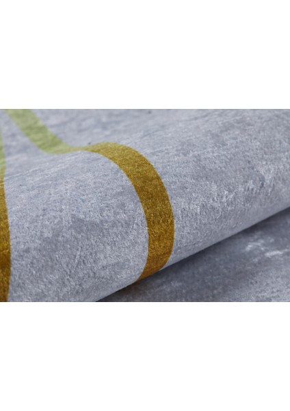 Novocerkassk Gold Çerçeveli Polyester Dijital Baskı Halı