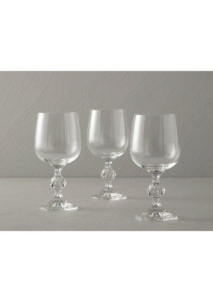 Glossy Cam 3'lü Bardak 190 ml Şeffaf