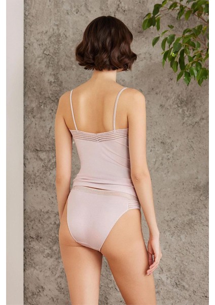 379 Kadın Ip Askılı Atlet Külot Takım-Pudra fiyatları