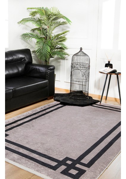 Orehovozuyevo Vizon Çerçeveli Polyester Dijital Baskı Halı