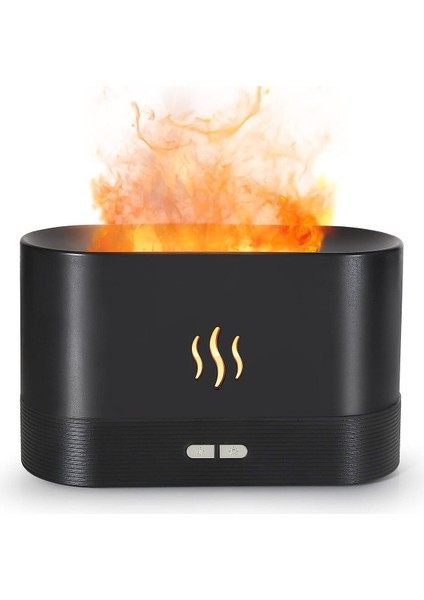 Alev Görünümlü Hava Nemlendirici Aromatik Oda Kokusu Difüzörü Kumandalı Led Işıklı Buhar Makinası modelleri